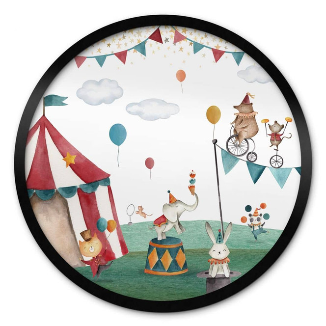 Poster Oliver Robins - Verrückter Zirkus - Rund