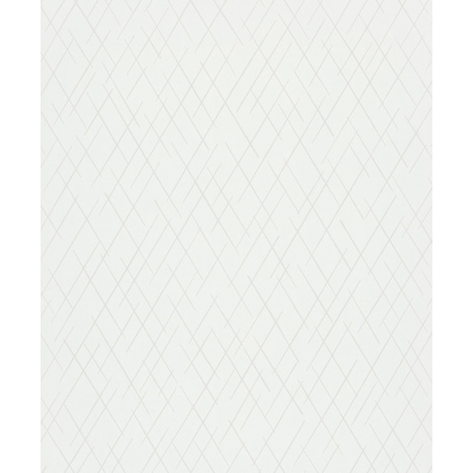 Vliestapete mit geometrischen Rauten weiss Grafisch