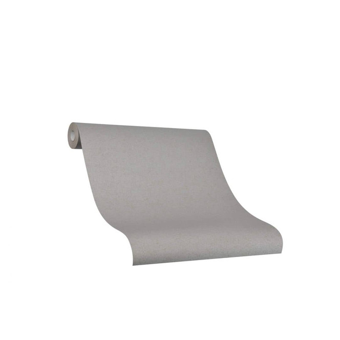 Vliestapete Uni Modern in Graubraun