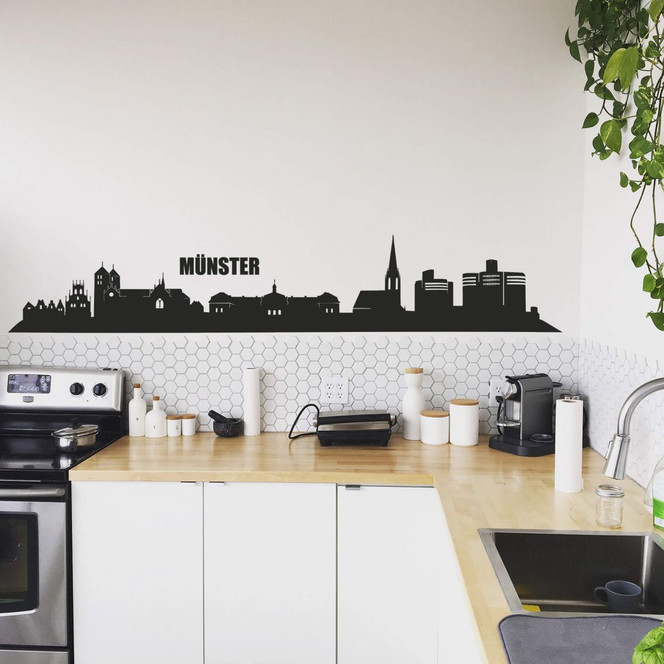 Wandtattoo Münster Skyline