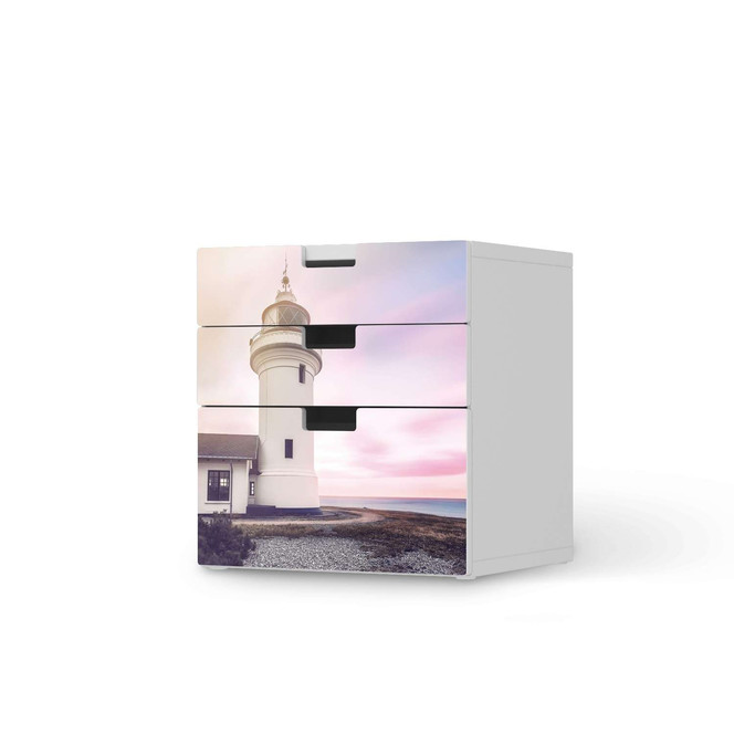 Folie IKEA Stuva / Malad Kommode - 3 Schubladen - Lighthouse- Bild 1