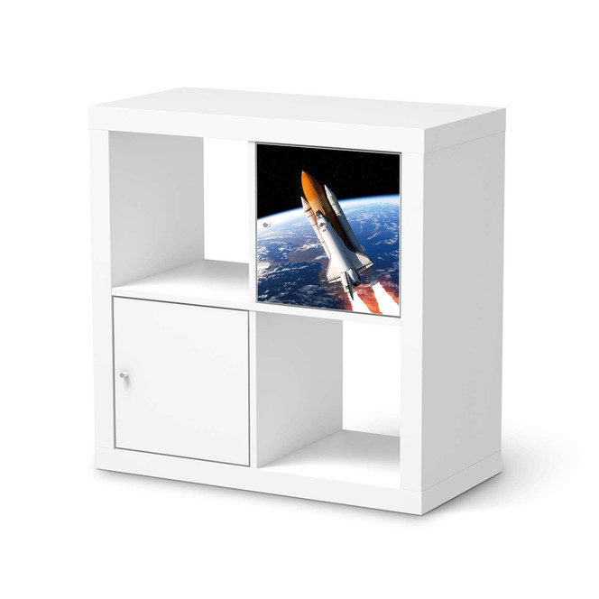 Klebefolie IKEA Expedit Regal Tür einzeln - Space Traveller- Bild 1