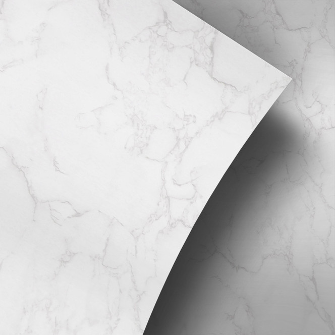 Klebefolie Marmor Optik, weiss-grau - Möbelfolie, Küchenrückwand, Badfolie, Fliesenaufkleber