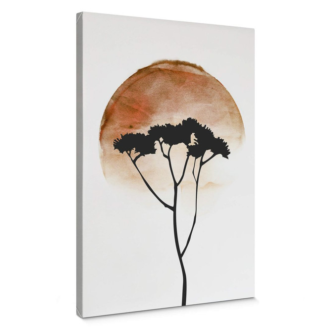 Leinwandbild Kubistika - Afrikanische Wüste