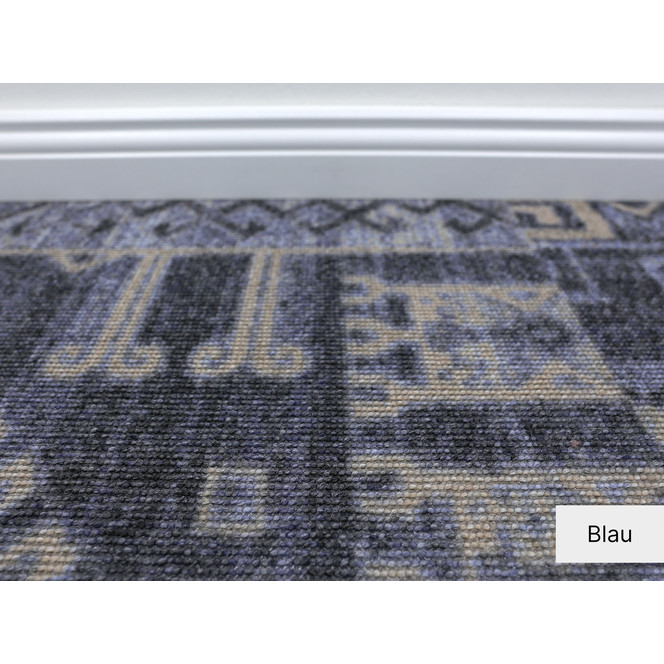 Matteo Schlingen Teppichboden Meterware in Blau