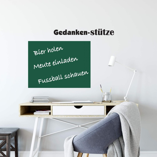 Wandtattoo Gedankenstütze