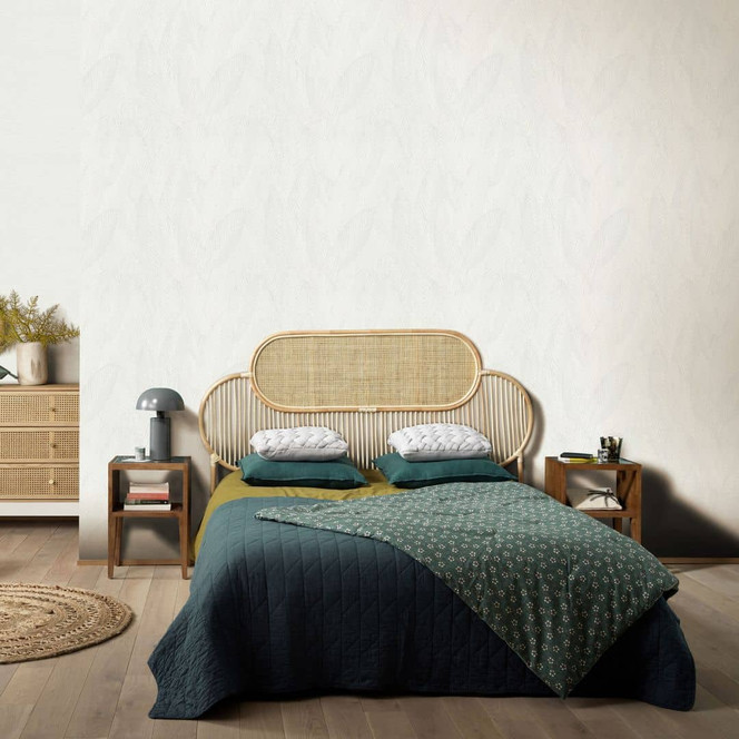 Blättertapete, Mustertapete, Vliestapete Erismann Martinique creme