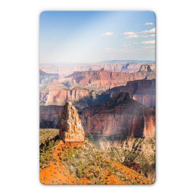 Glasbild Colombo - Point Imperial im Grand Canyon