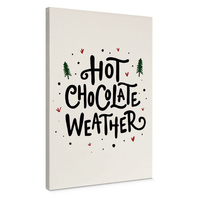Leinwandbild Hot Chocolate Christmas Print - Soley