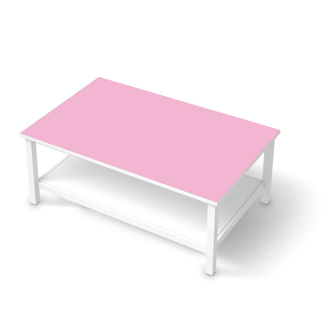 Möbelfolie IKEA Hemnes Tisch 118x75cm - Pink Light- Bild 1