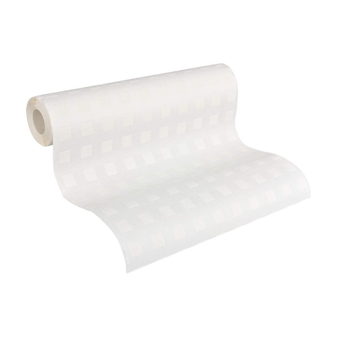 A.S. Création Vliestapete Meistervlies geometrische Tapete überstreichbar weiss