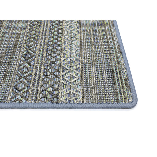 Nahla Kettelteppich Rechteck Wunschmass in Grey