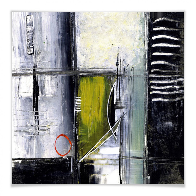 Poster Niksic - Gespannter Bogen - quadratisch