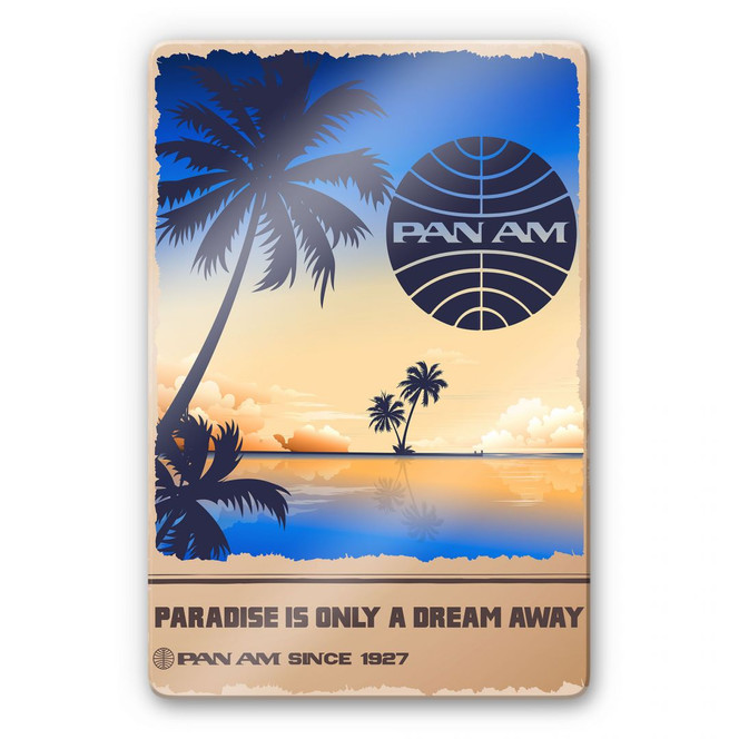 Glasbild PAN AM - Dream in Paradise