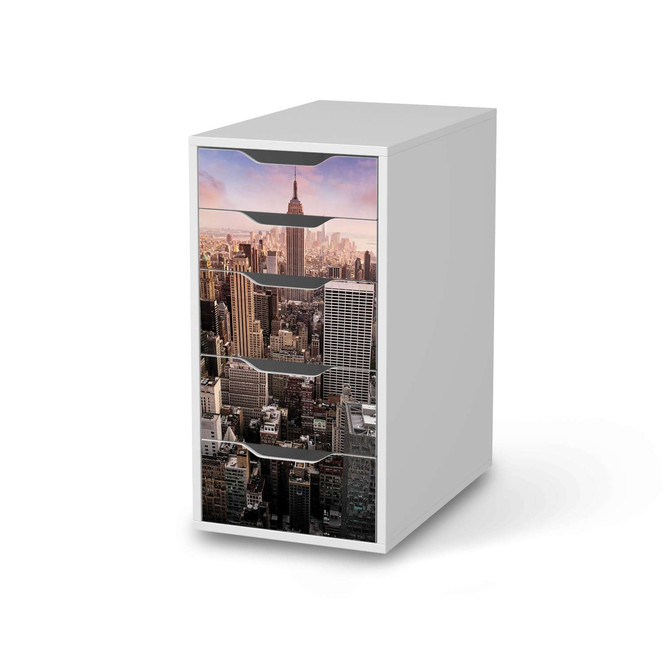 Klebefolie IKEA Alex 5 Schubladen - Big Apple- Bild 1