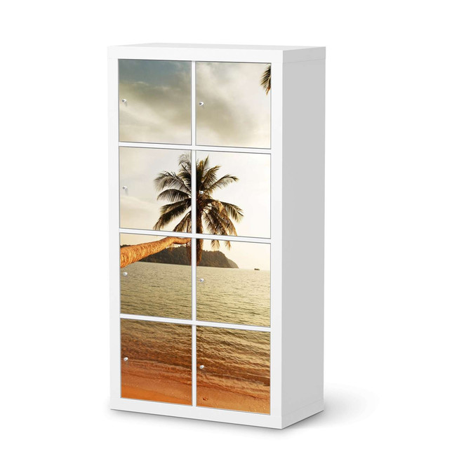 Klebefolie IKEA Expedit Regal 8 Türen - Paradise- Bild 1