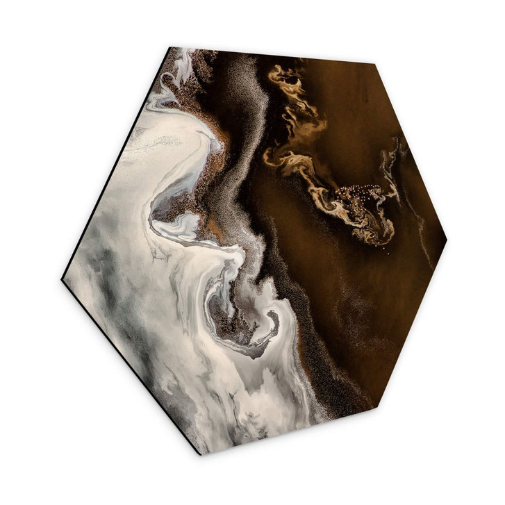 Hexagon - Alu-Dibond Chang - Verschmelzung - WA332523