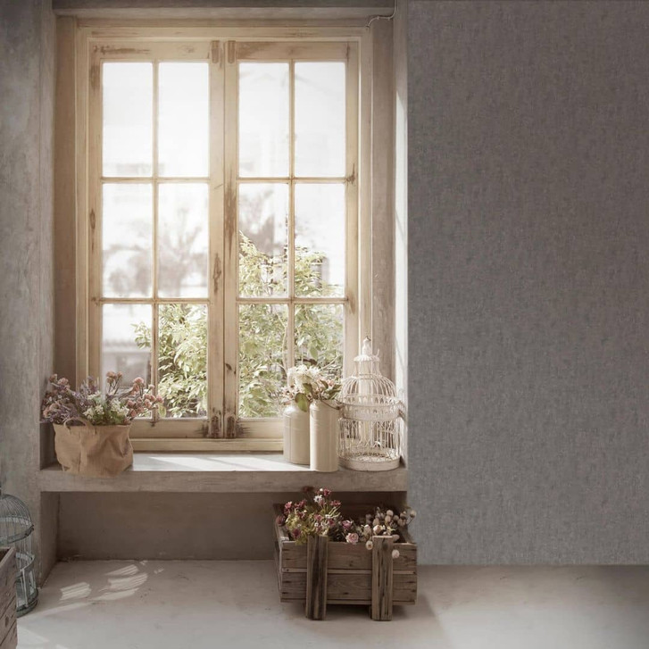 Livingwalls Betontapete My Home My Spa Vliestapete Urban City Home dunkelgrau - WA341677