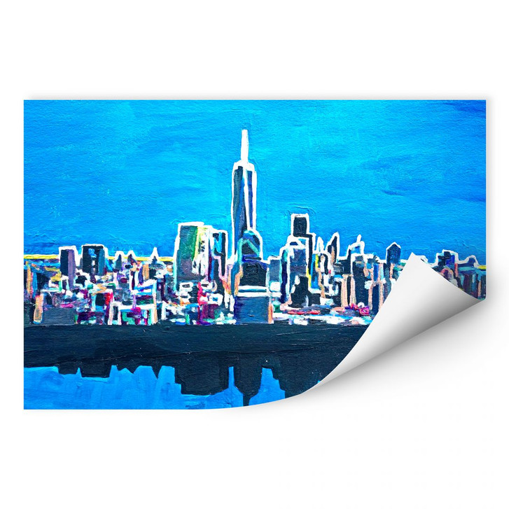 Wallprint Bleichner - New York City im Neonschimmer - WA181852