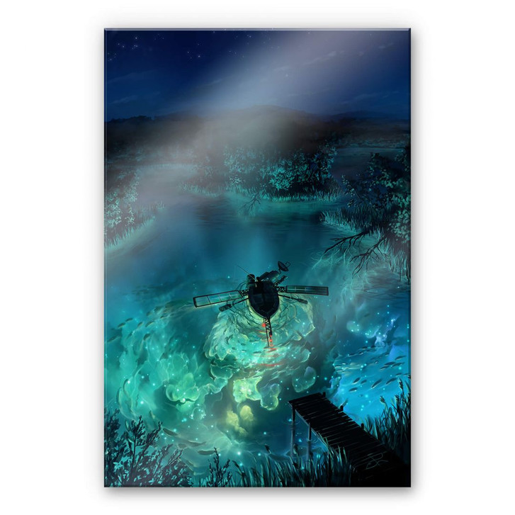 Acrylglasbild aerroscape - Unterwasser Galaxie - WA230712