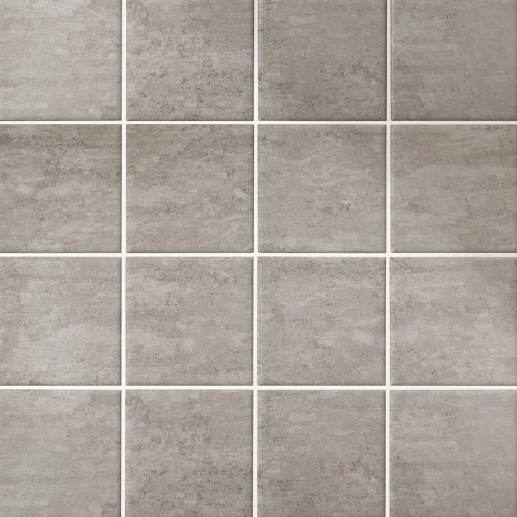 Fliesenaufkleber Beton Hellgrau, Betonoptik, Möbelfolie, Badfolie, Küchenrückwand - WA512339