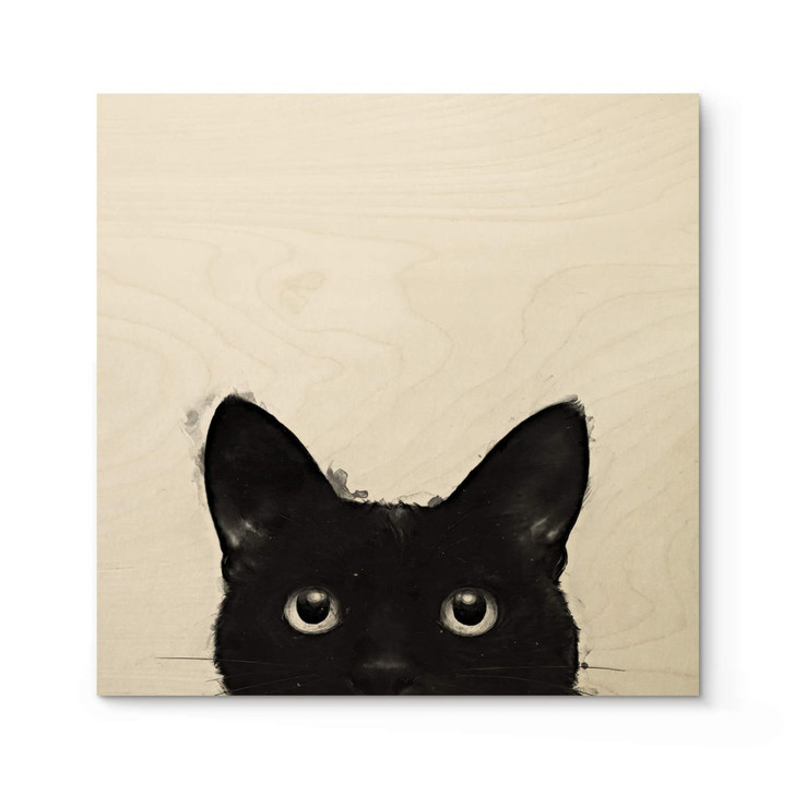 Holzposter Graves - Are you awake yet - Quadratisch - WA310111