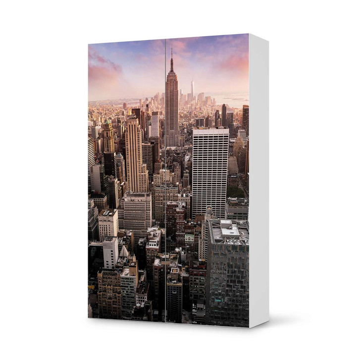 Klebefolie IKEA Besta Schrank 2 Türen (hoch) - Big Apple - CR109256