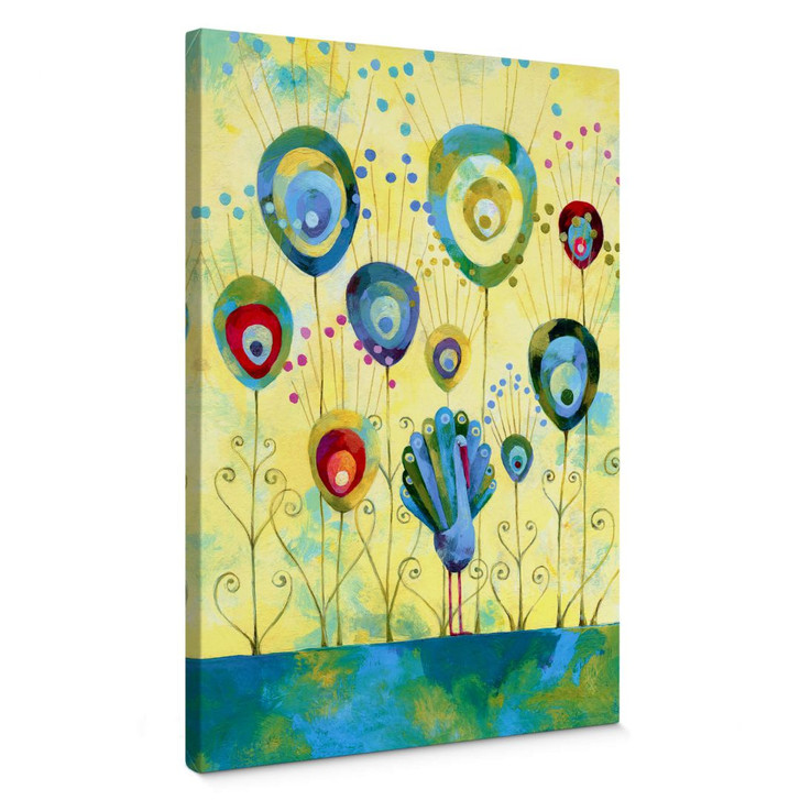 Leinwandbild Blanz - Pfauenfedern - WA358724