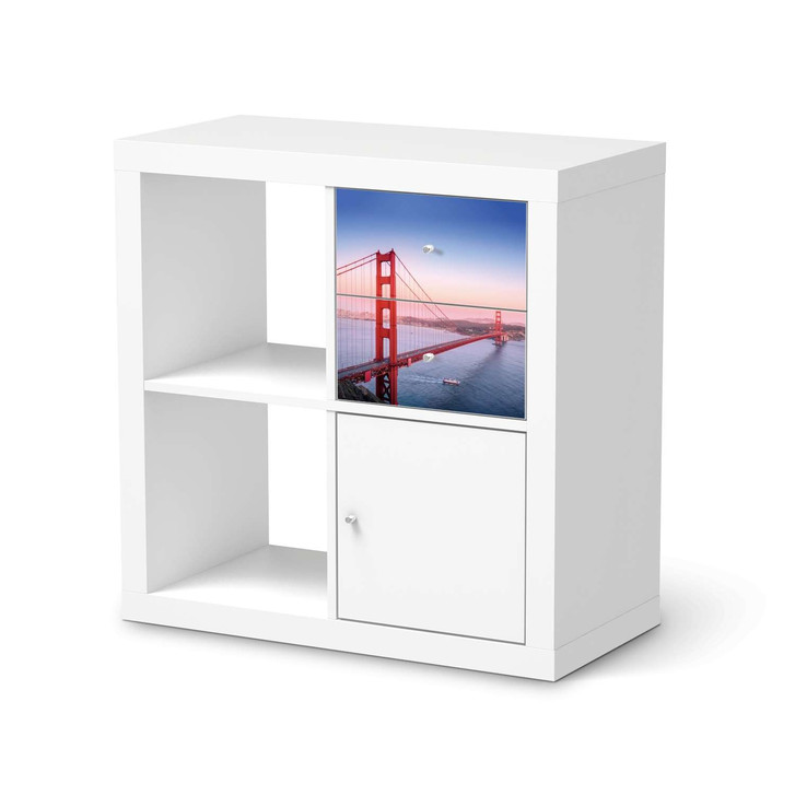 Möbelfolie IKEA Kallax Regal Schubladen - Golden Gate - CR115667