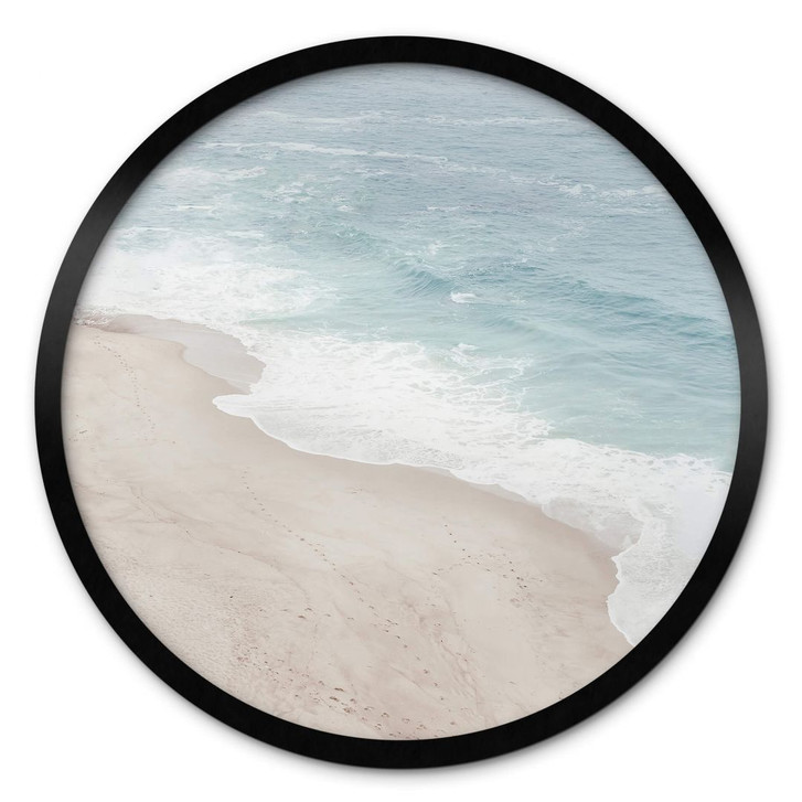 Poster Sisi & Seb - Küstenblick - Rund - WA380465