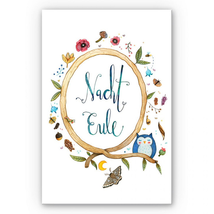 Wandbild Loske - Nachteule - WA194118