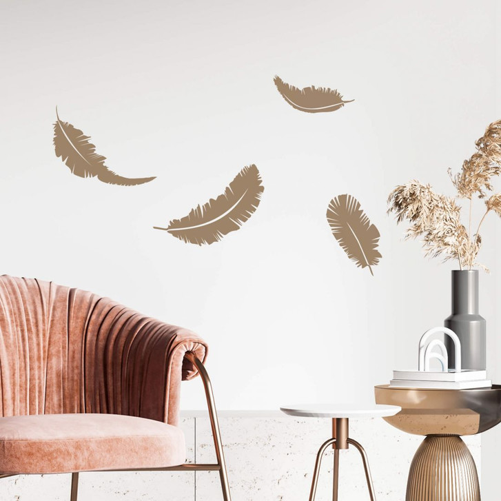 Wandtattoo Feder-Set - WA210074
