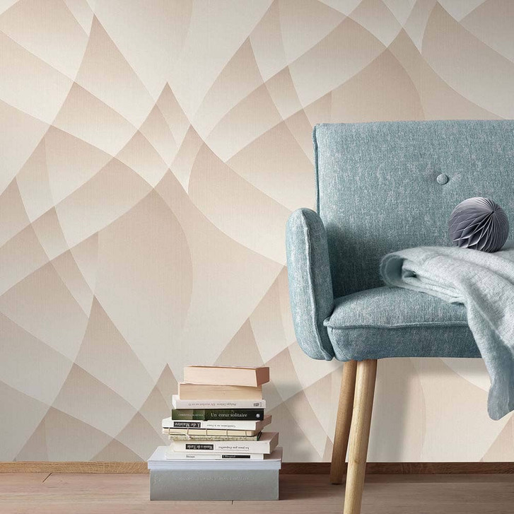 3D Tapete, geometrische Tapete Fashion for Walls 4 von Guido Maria Kretschmer beige - WA397648