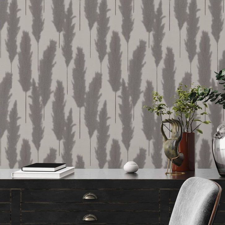 A.S. Création Tapete mit Gräsern #Hygge Vliestapete weiss, grau - WA329811