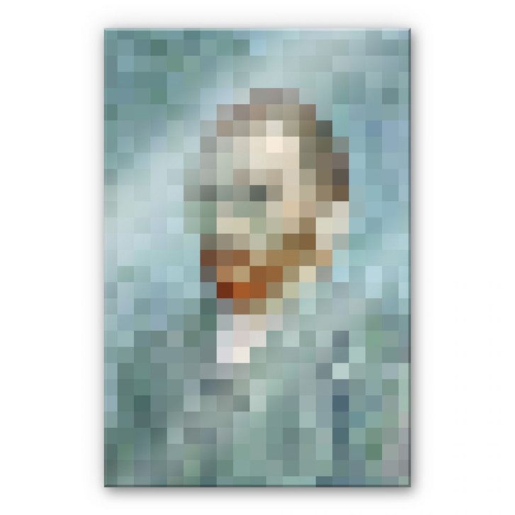 Acrylglasbild Pixelart - van Gogh - Selbstbildnis 1889 - WA110572