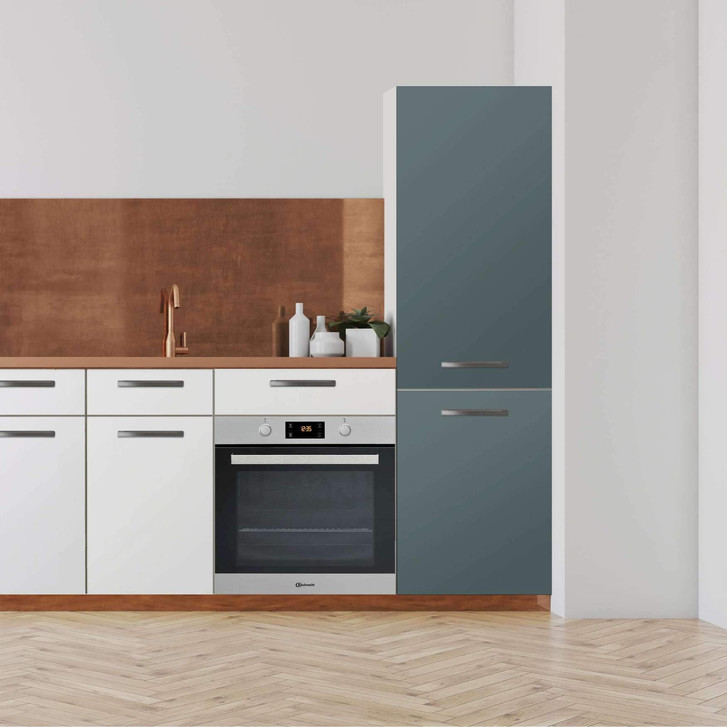 Klebefolie - Hochschrank (60x200cm) - Blaugrau Light - CR110725