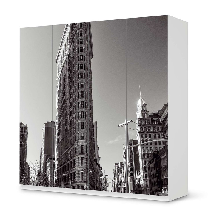 Klebefolie IKEA Pax Schrank 201cm Höhe - 4 Türen - Manhattan - CR110953
