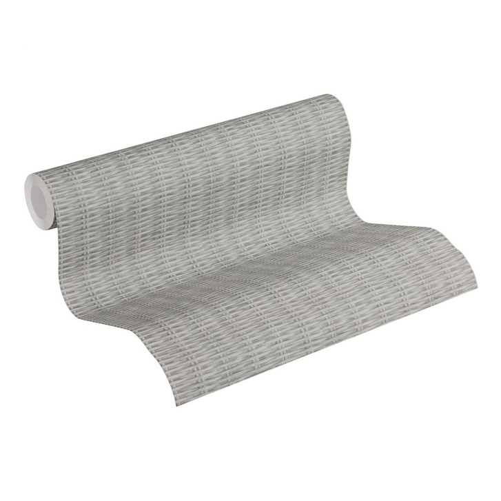 Livingwalls Vliestapete New Walls Romantic Dream Tapete in Holzoptik grau - WA289598