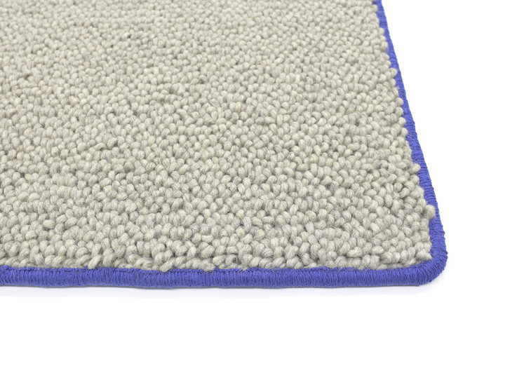 Olav Berber Kettelteppich in Alpaca - Blue - TS459260