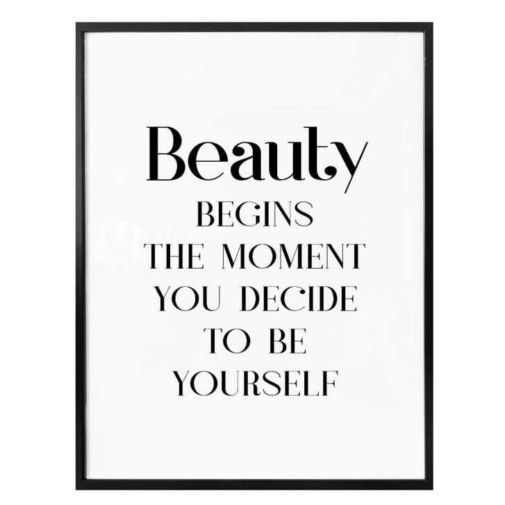 Poster Beauty - be yourself - WA256839