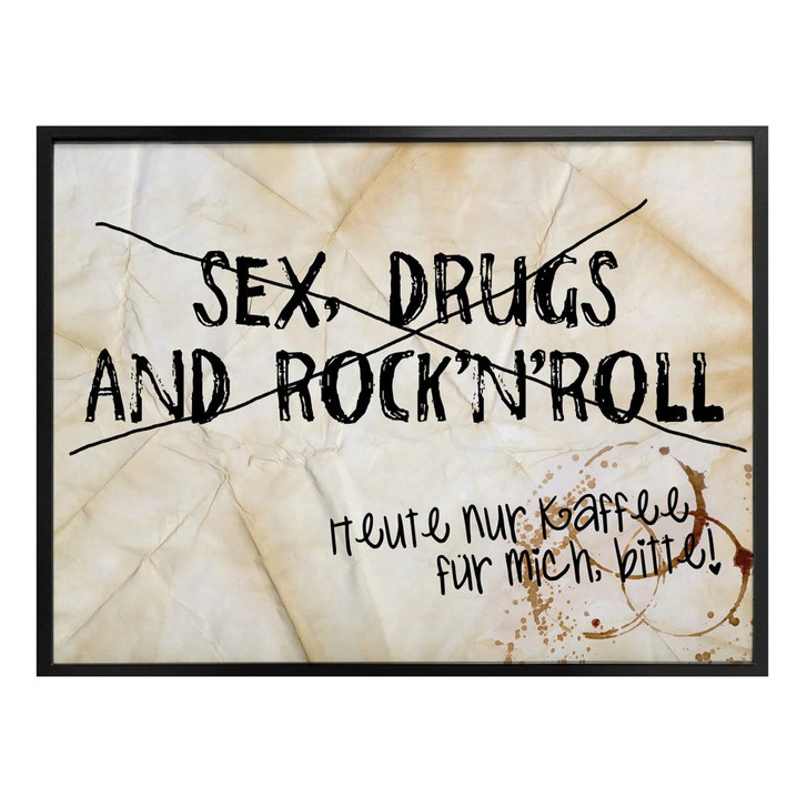 Poster Heute nur Kaffee für mich bitte! - WA247686