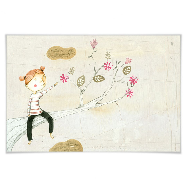 Poster Loske - Blumenbaum - WA163354