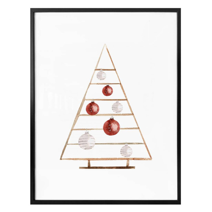 Poster Weihnachtsbaum Aquarell - WA323700