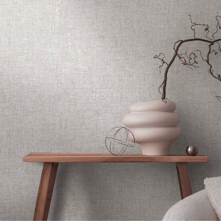 Strukturtapete Kalkputz-Optik Hellgrau - Moderne Vliestapete Urban Style - WA397039