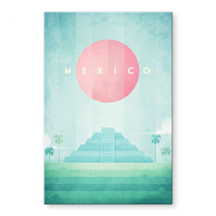 Acrylglasbild Tempel von Kukulcán in Chichén Itzá - Rivers - WA421436