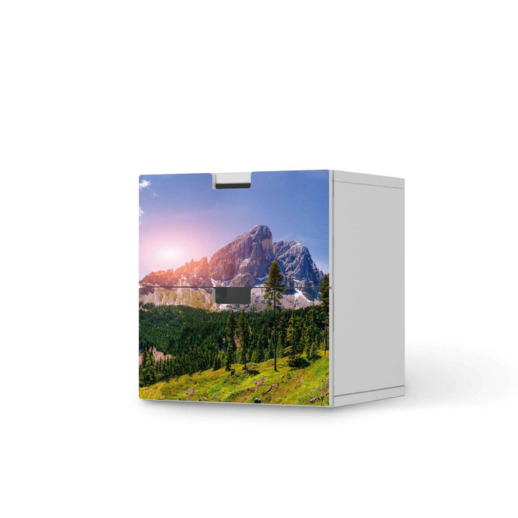 Klebefolie IKEA Stuva / Malad Kommode - 2 Schubladen - Alpenblick - CR110267