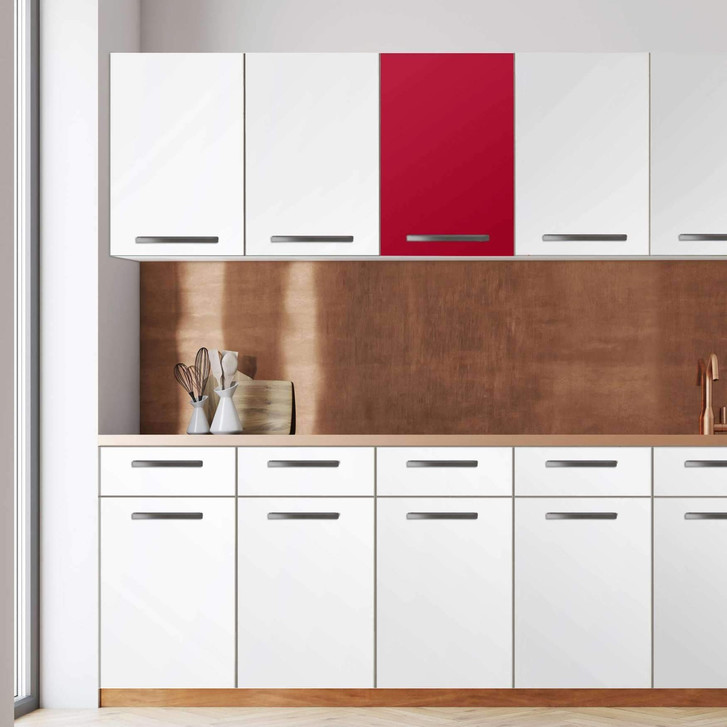 Klebefolie - Wandschrank 40cm Breite - Rot Dark - CR108822