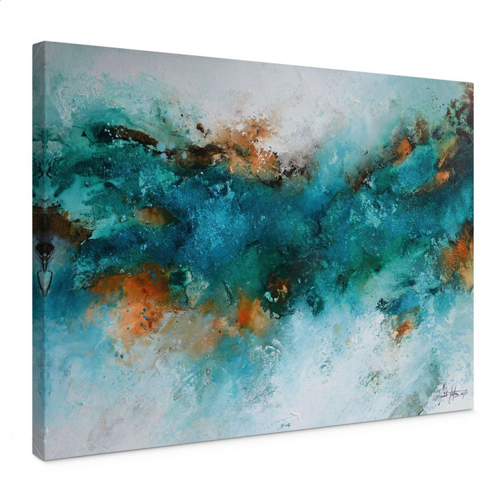 Leinwandbild Gefrorenes Wasser - Fedrau - WA433003