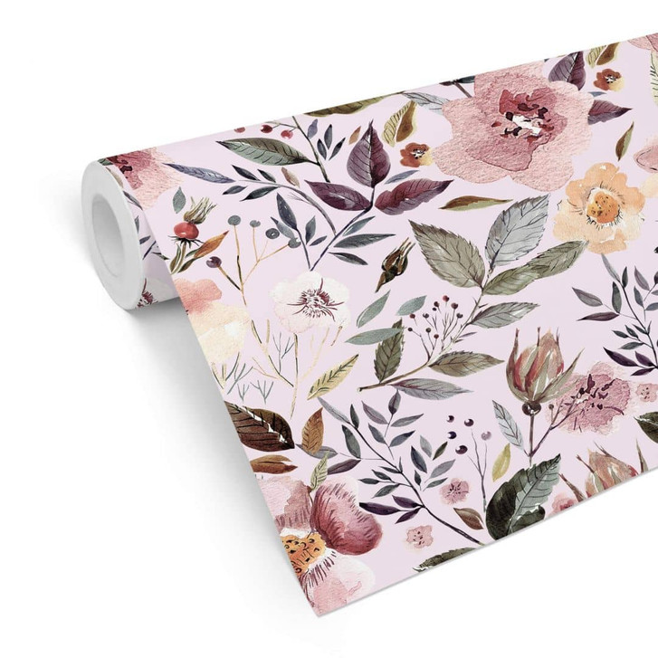 Mustertapete UN Designs - Blüten in Aquarell - WA322426