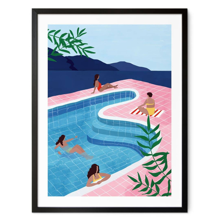 Poster Entspannen am Pool - Tomljanovic - WA406224